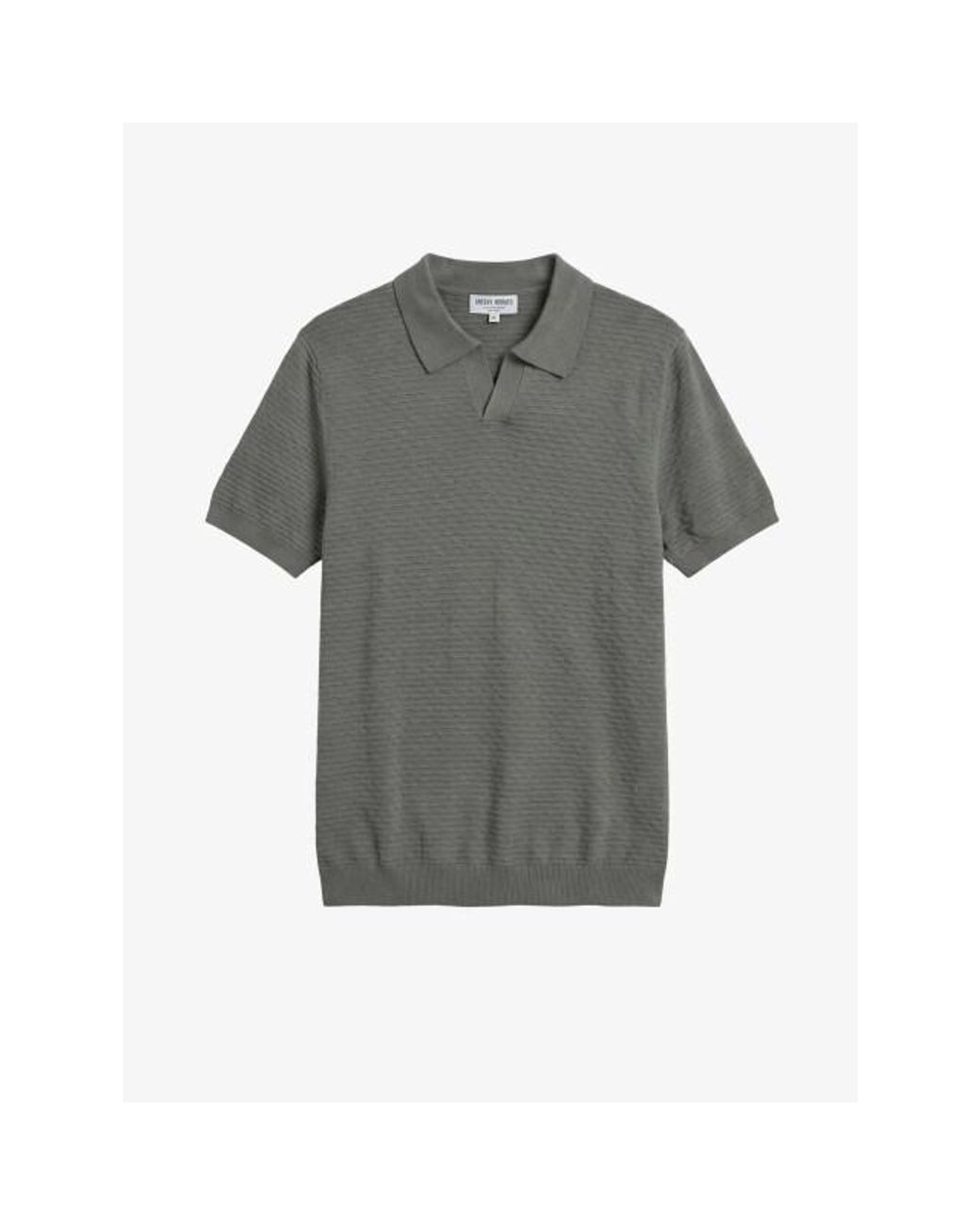 Antony Morato Polo Button Regular in het Gray voor heren