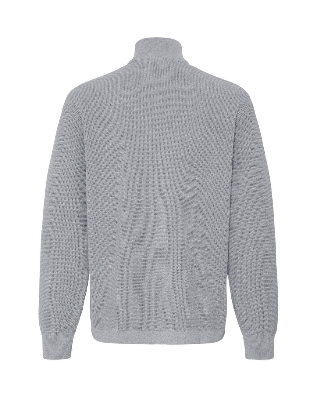 Solid Pullover in Gray für Herren
