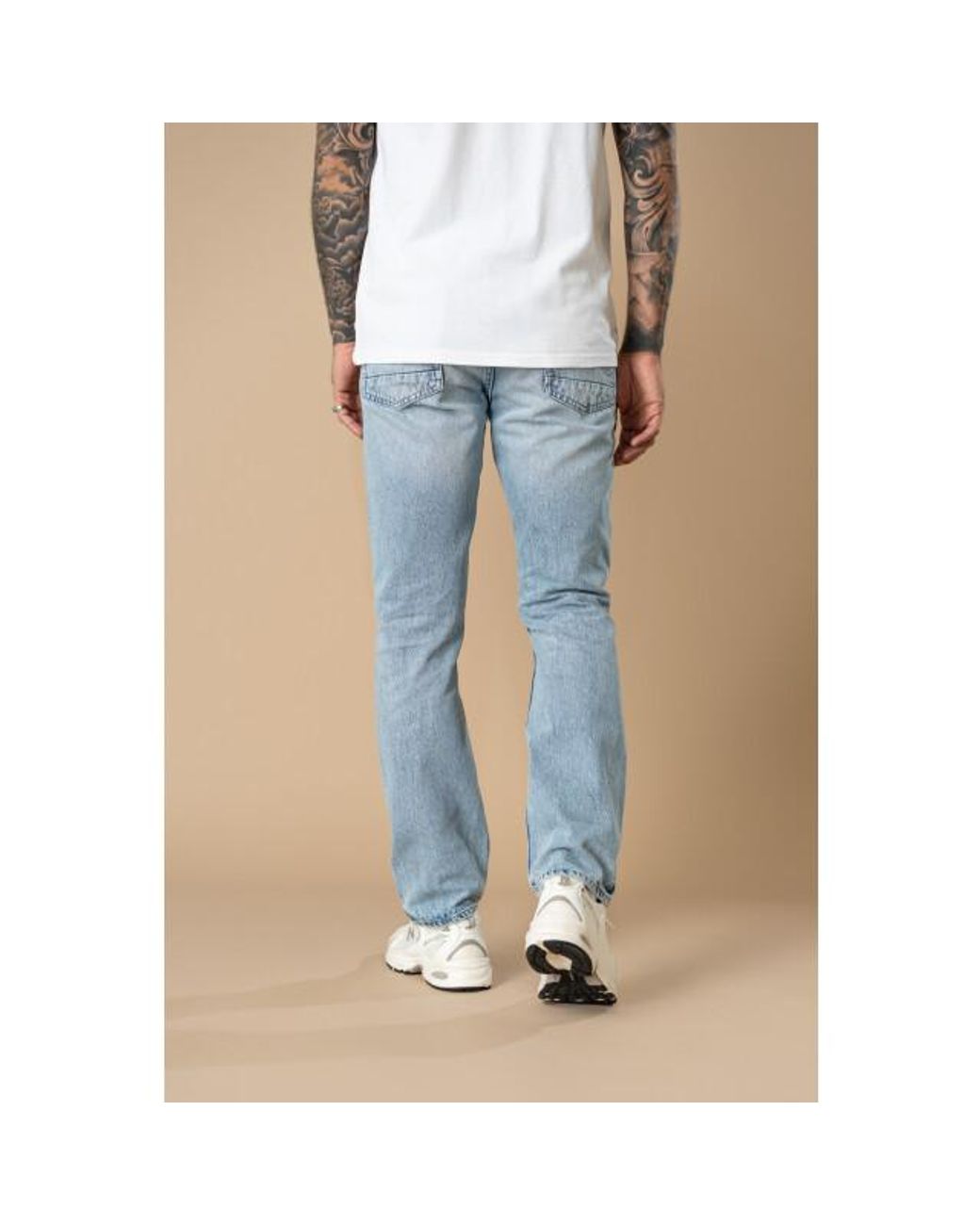 Petrol Industries Denim Straight in het Blue voor heren