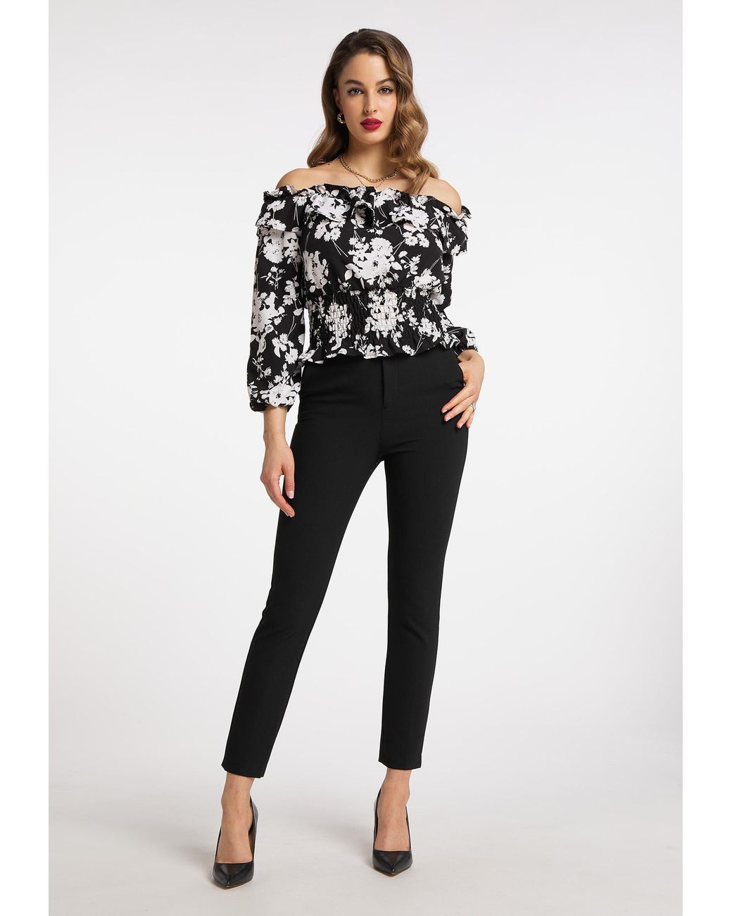 faina Blouse Mioki in het Black