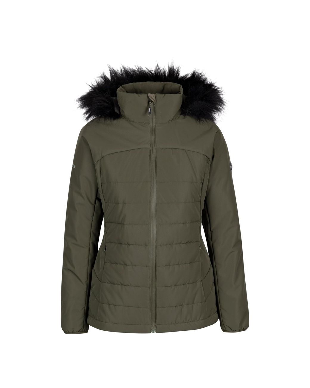 Trespass Green Ladies Translate Padded Jacket (Dark Vine)