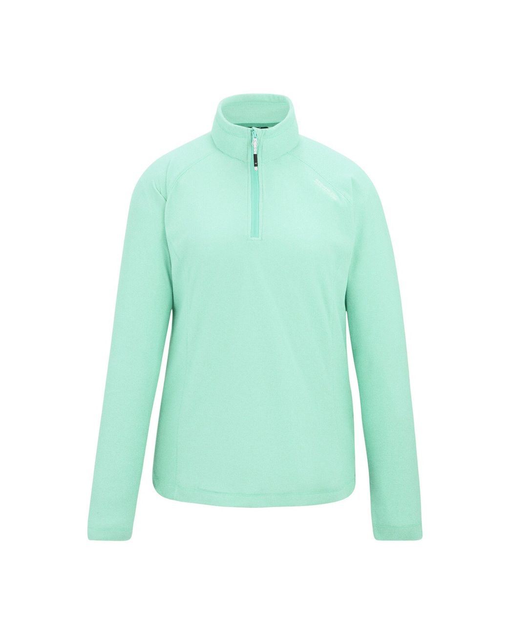 Regatta Green Great Outdoors /Ladies Montes Half Zip Fleece Top (Ice)
