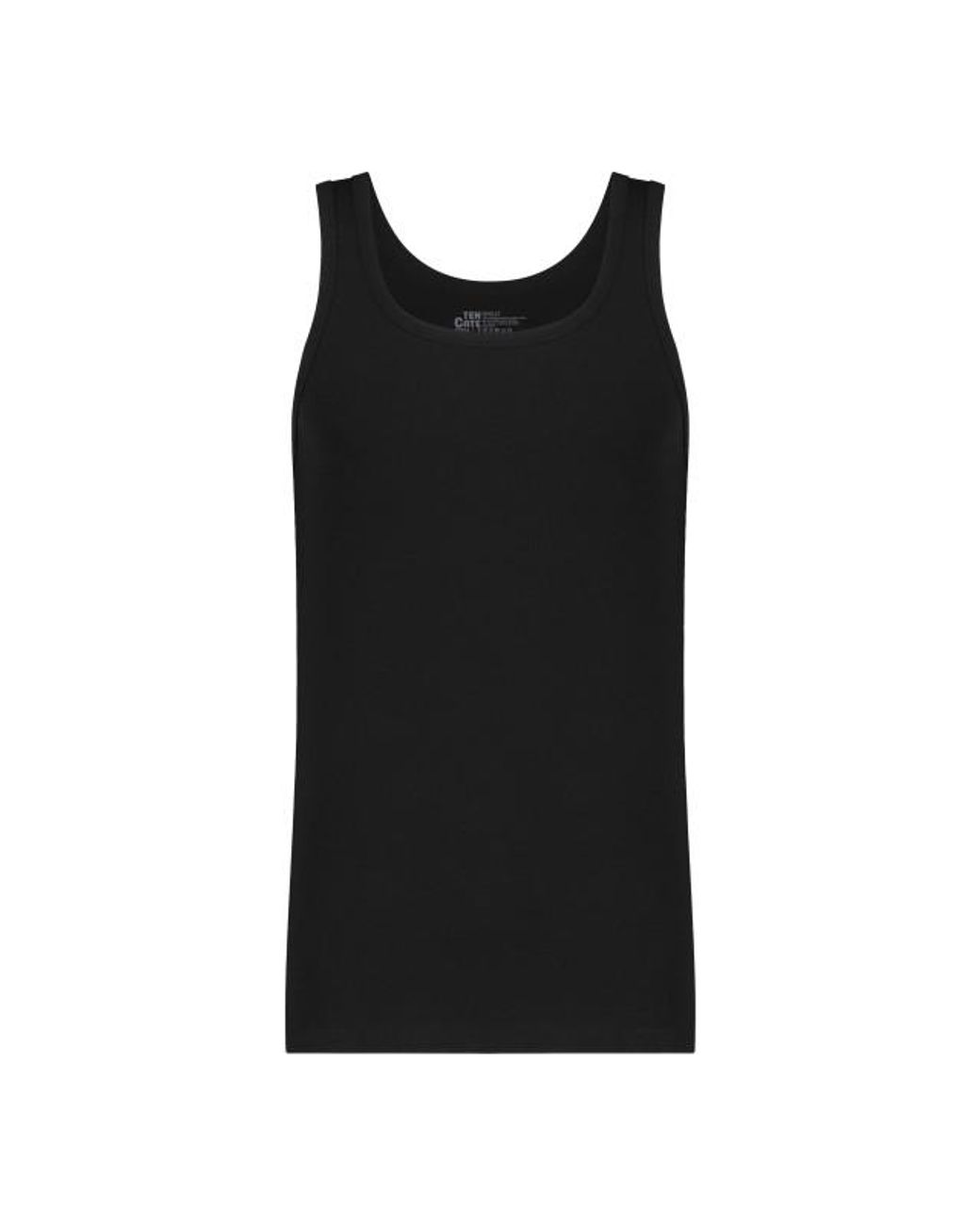 Ten Cate 32324 Basic Singlet 2-Pack in het Black voor heren
