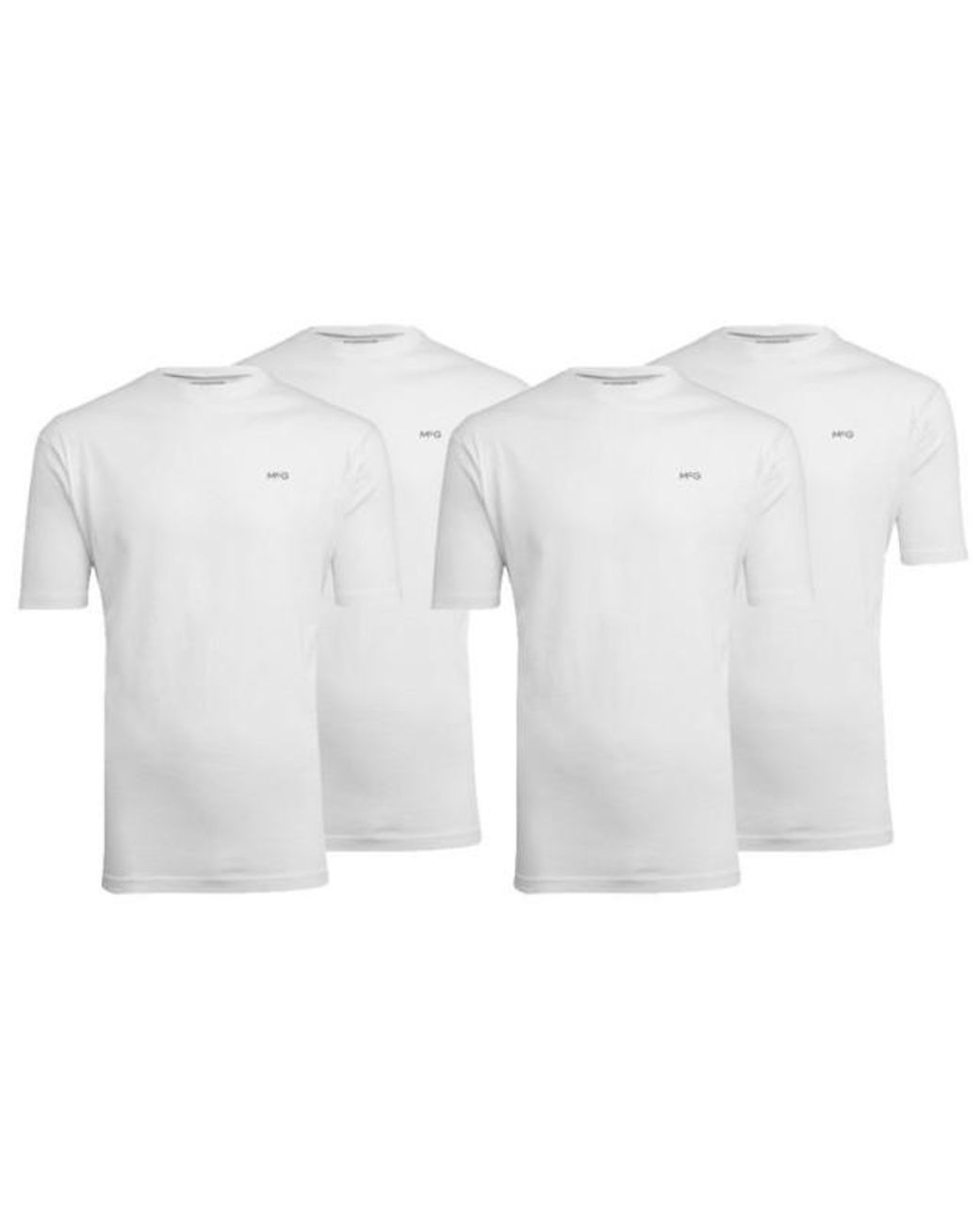 Mcgregor T-Shirt 4-Pack in het White voor heren