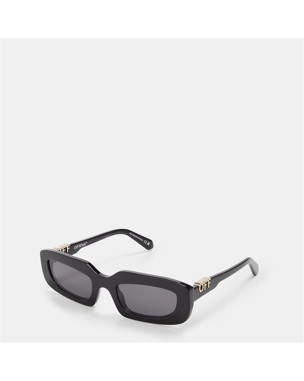 Off-White c/o Virgil Abloh Metallic Accessories Off Renton Rectangle Full Rim Sunglasses for men