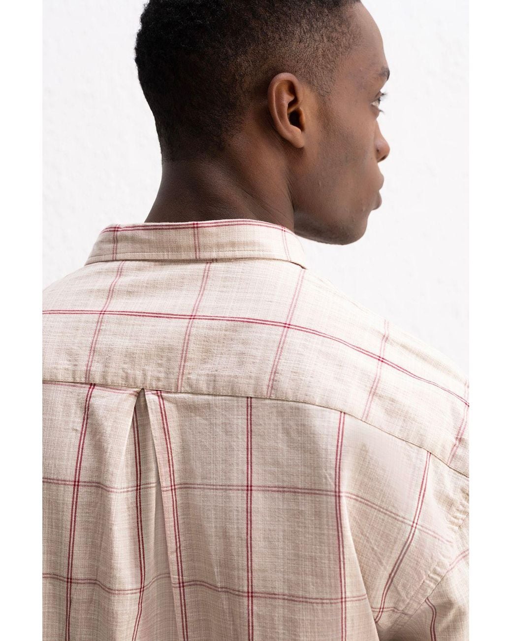 Giesto Natural Cotton Stretch Shirt for men
