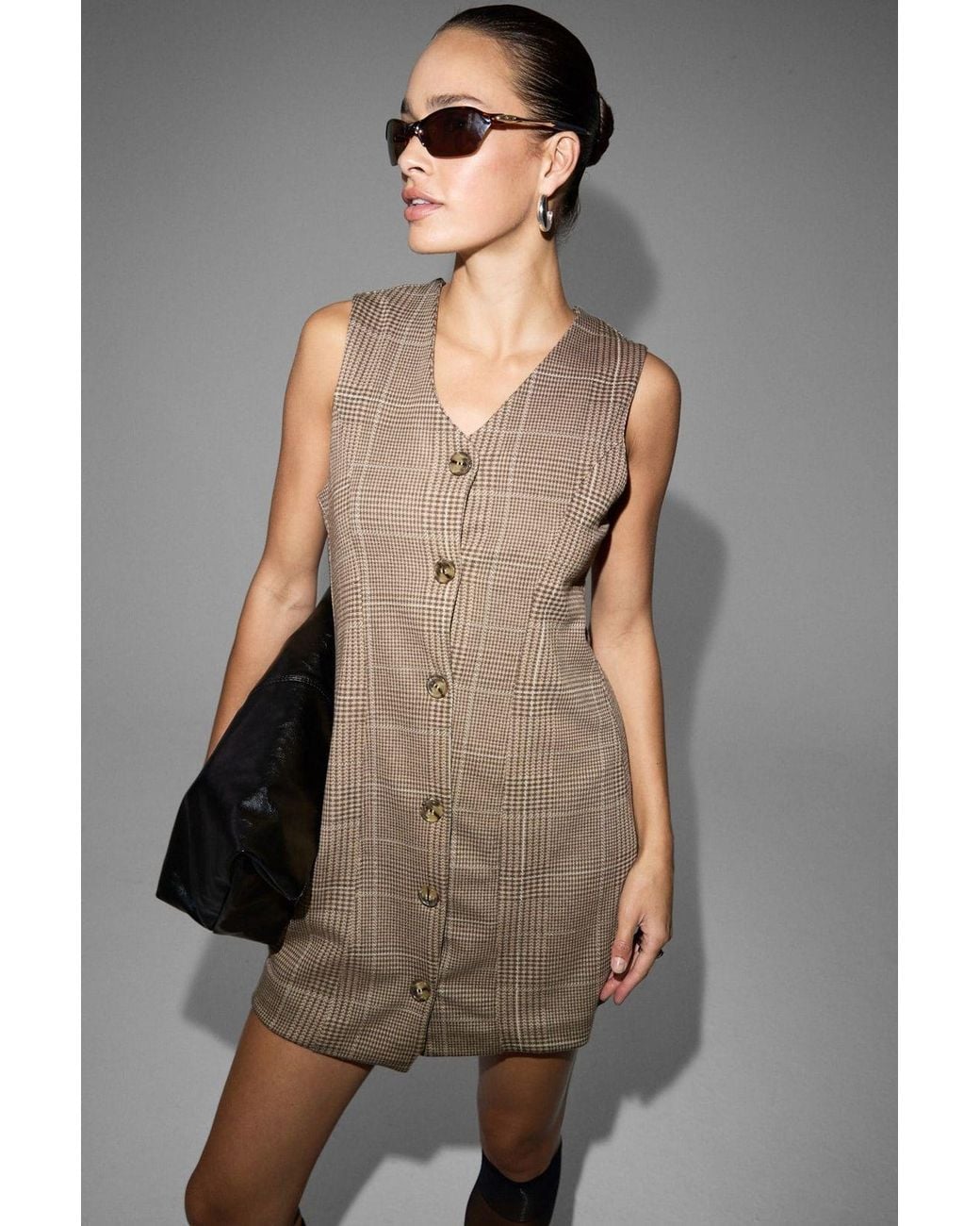 Grimelange Natural Pull-On Mini Skirt