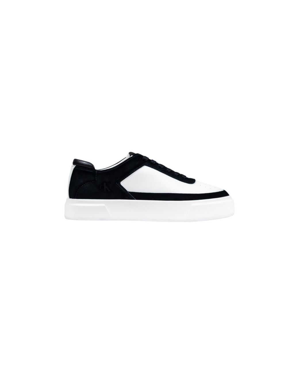Calvin Klein Black Twotone Laceup Sneakers for men