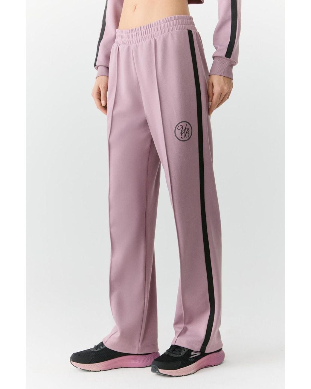 Grimelange Multicolor Straight Leg Elastic Waist Sweatpants