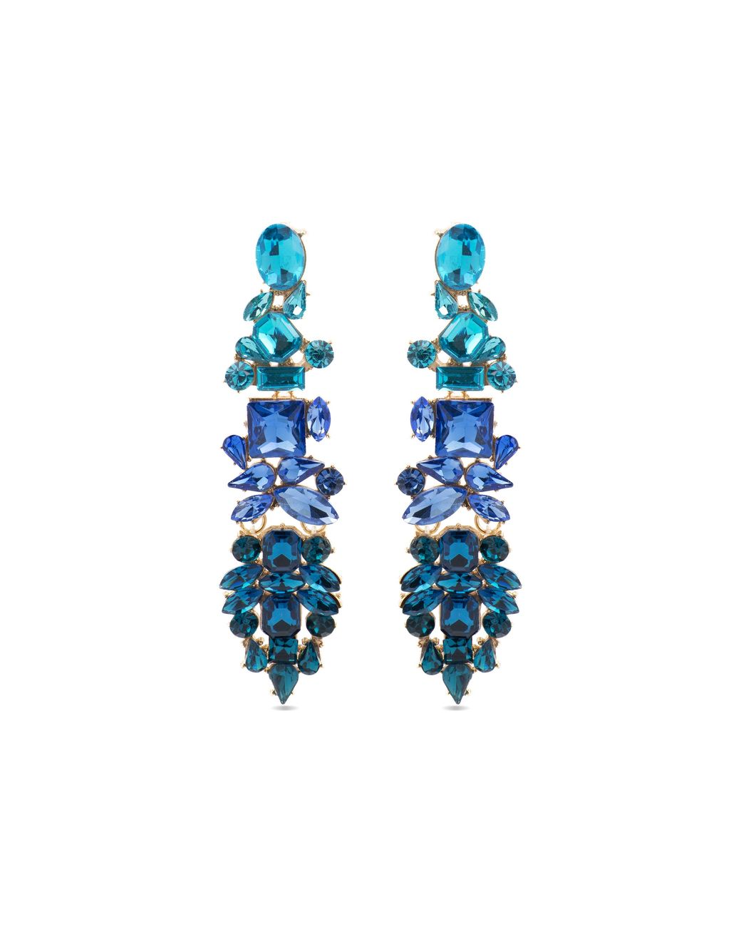 Luxenter Blue Ohrringe Mit Blauem Lack