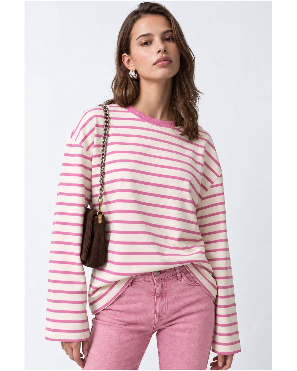 MixRay Pink Pullover Hoodie