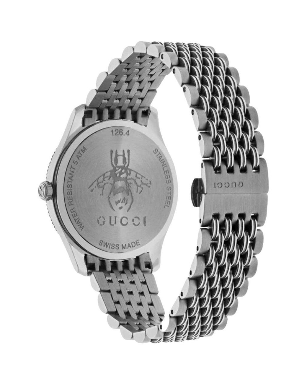 Gucci Ya1264154 G-Timeless Horloge in het Metallic