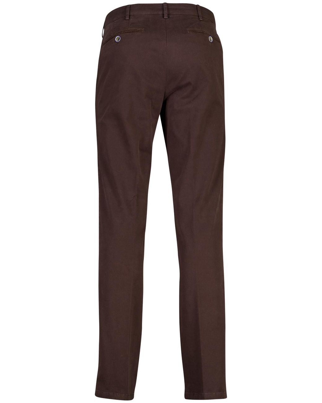 Meyer Broek Flatfront Model in het Brown voor heren