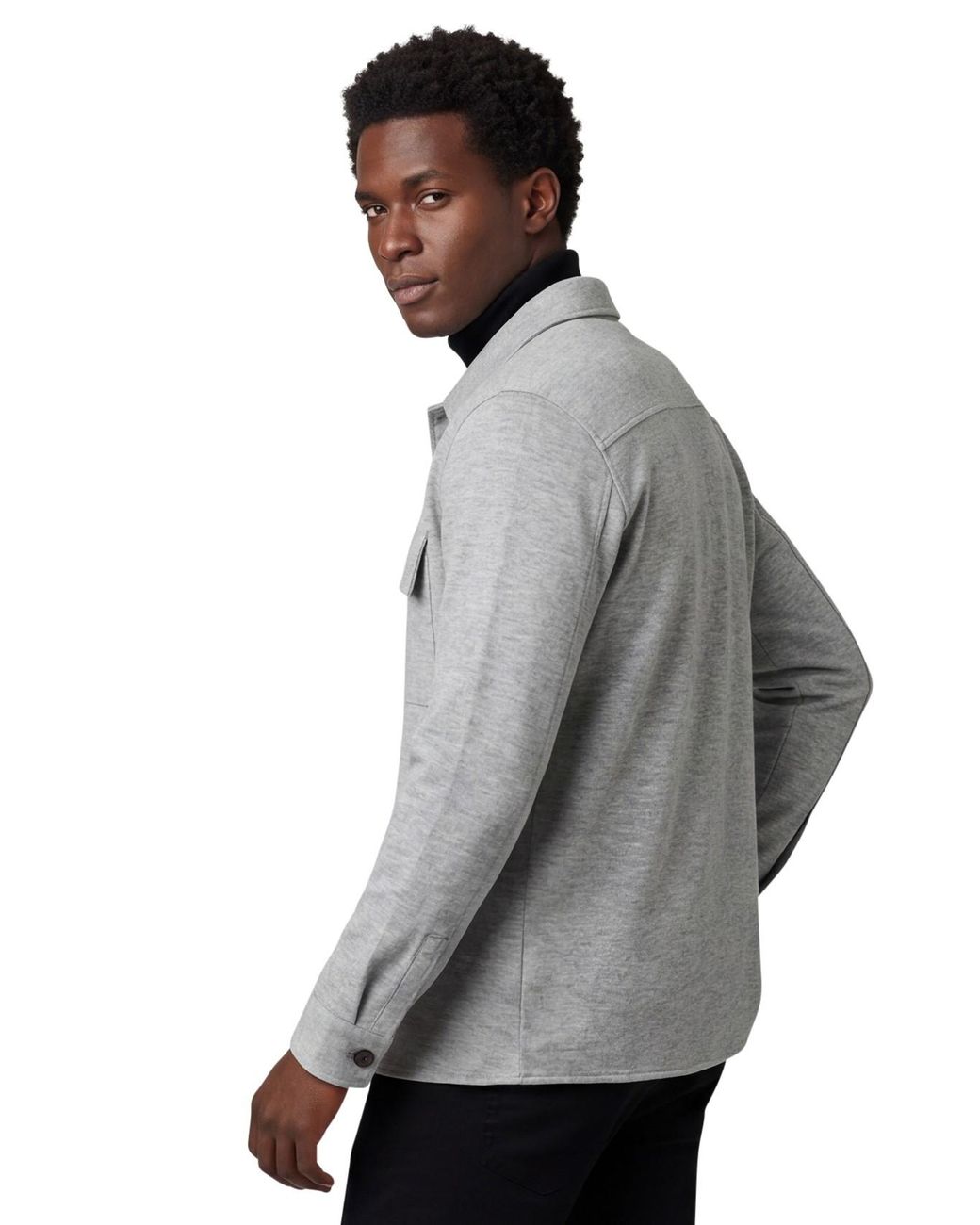 Profuomo Overshirt Cutaway in het Gray voor heren