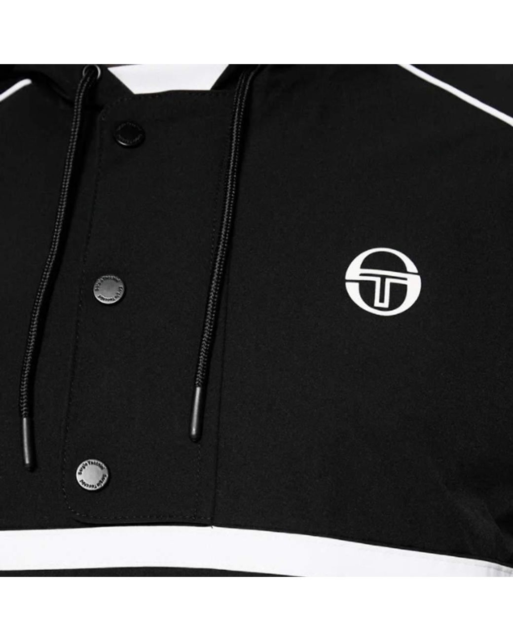 Sergio Tacchini Netem-Trainingsjack Voor in het Black voor heren