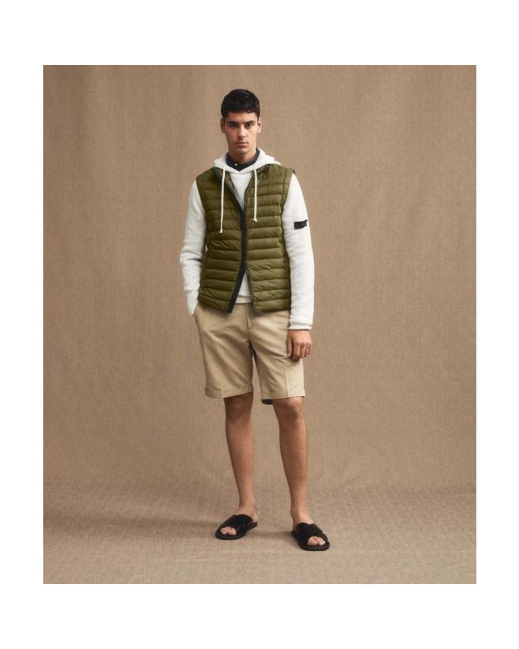 Peuterey Bodywarmers Peu4271 Moise Knc 01 685 in het Green voor heren