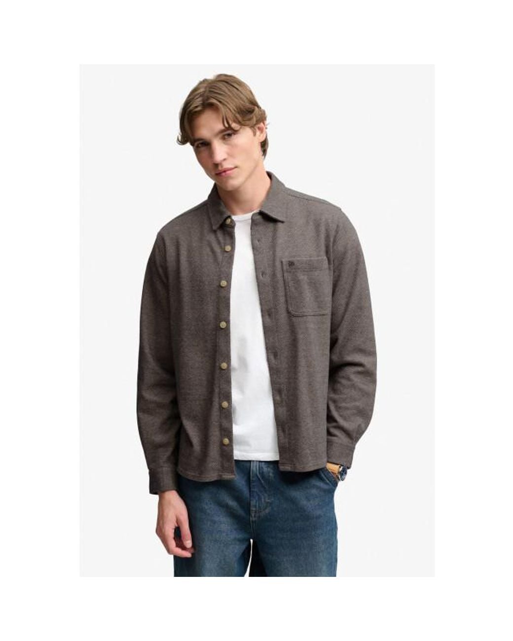 Superdry M4011187A in het Gray voor heren