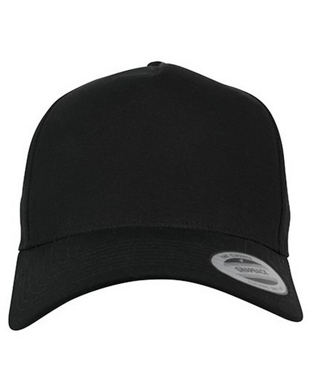 Flexfit Black "Classic" Snapback Mütze 5 Segmente