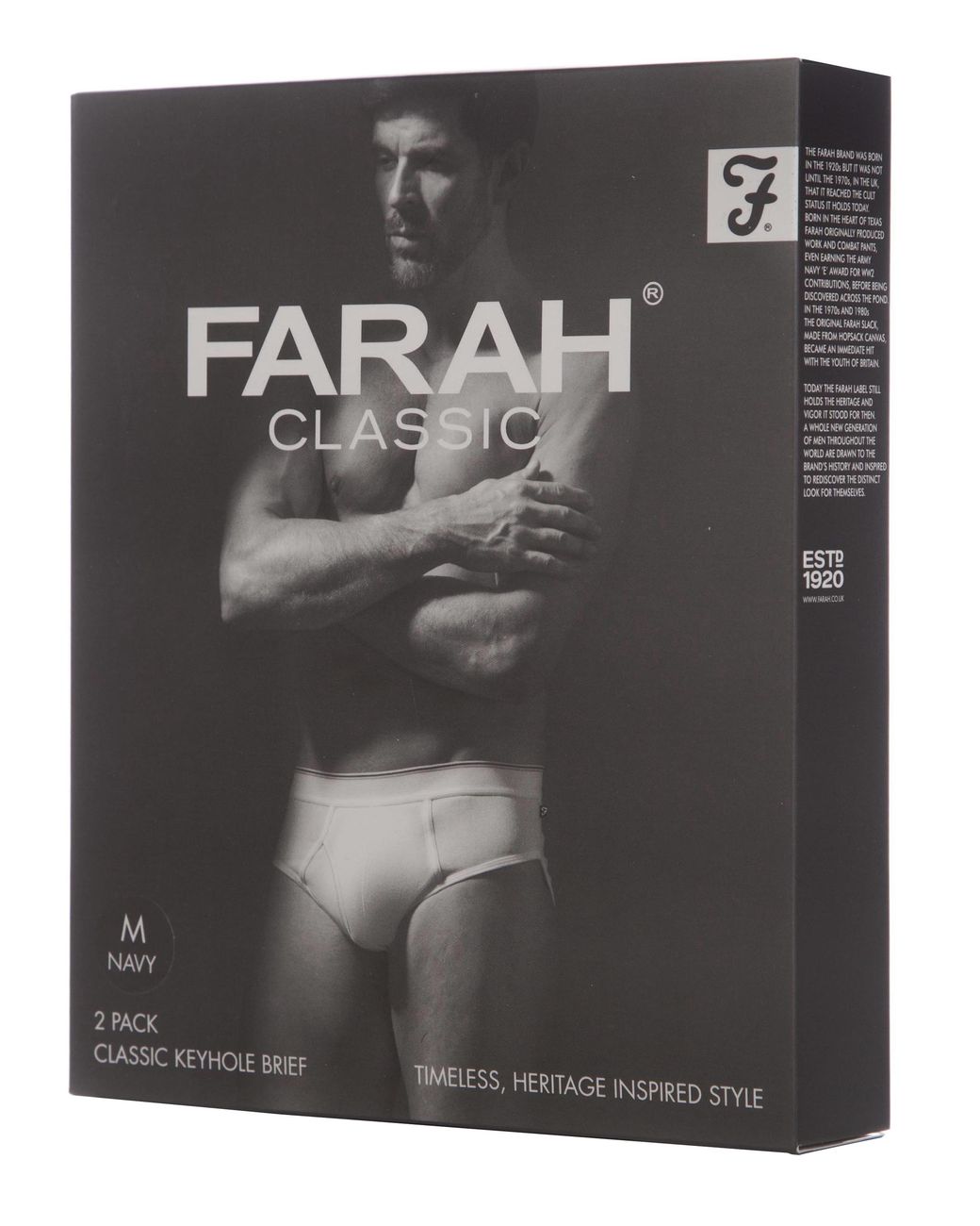Farah Classic in het Black voor heren