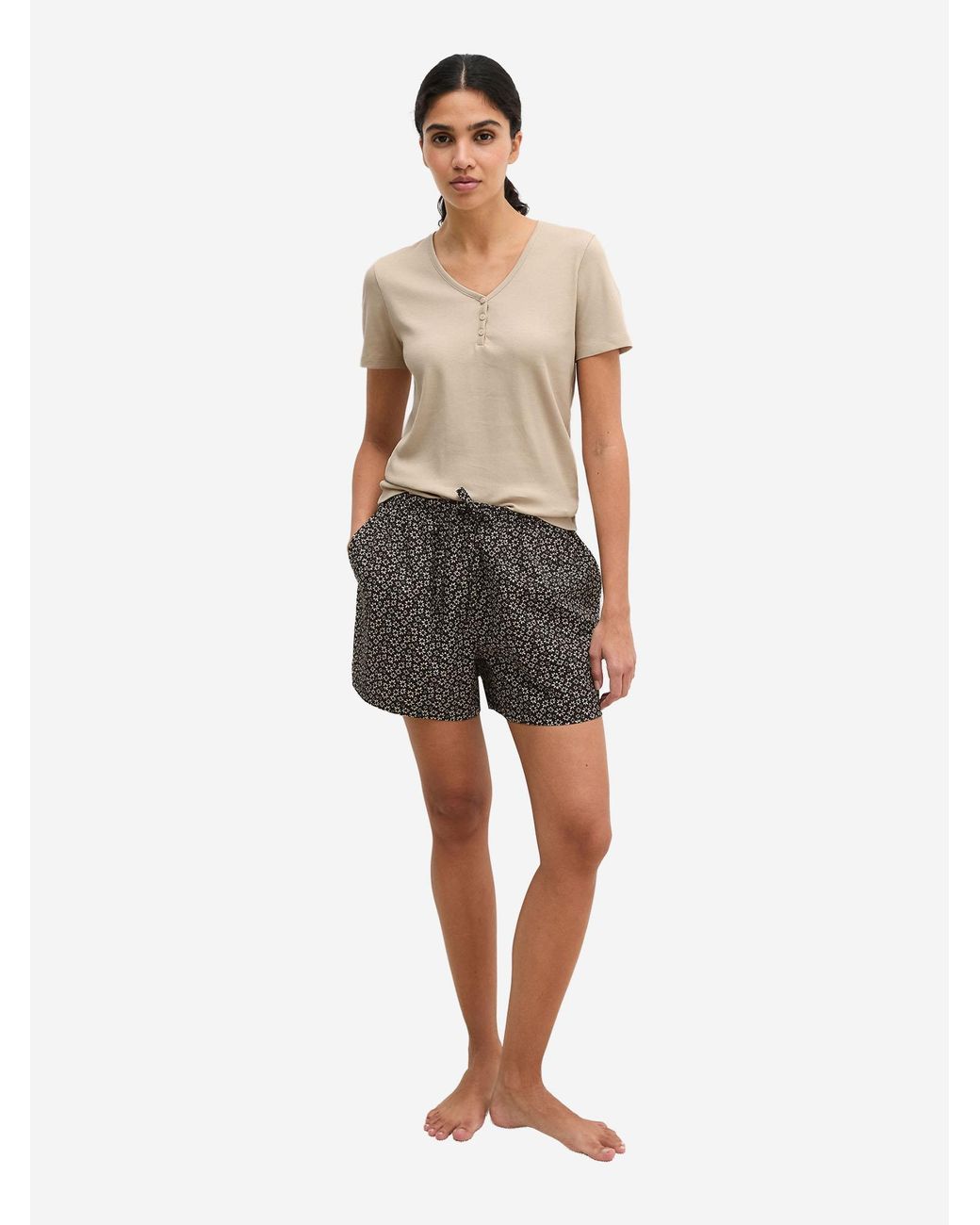 Marc O' Polo Marc O'Polo Vrouwen Pyjama Mix N Match in het White