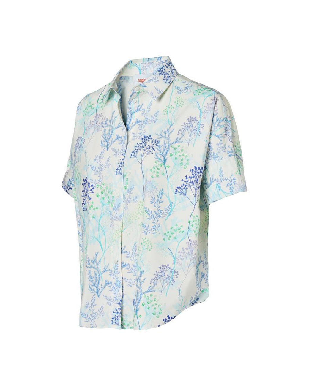 Mart Visser Caroline Tensen Leeds Oversized Print Blouse Wit in het Blue