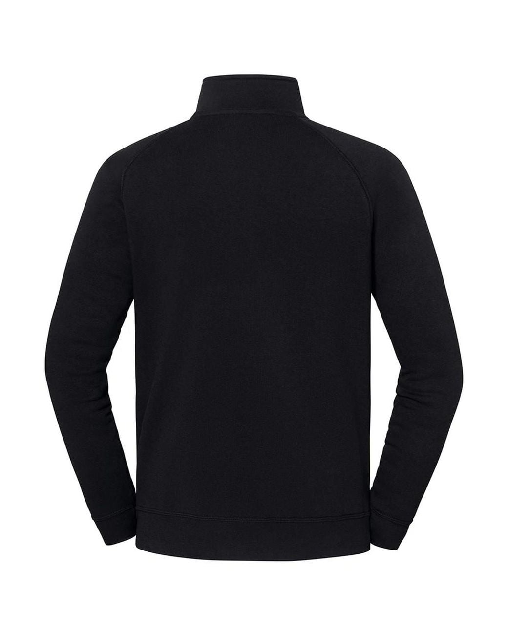 Fruit Of The Loom Black Iconic Premium Half Zip Sweatshirt for men