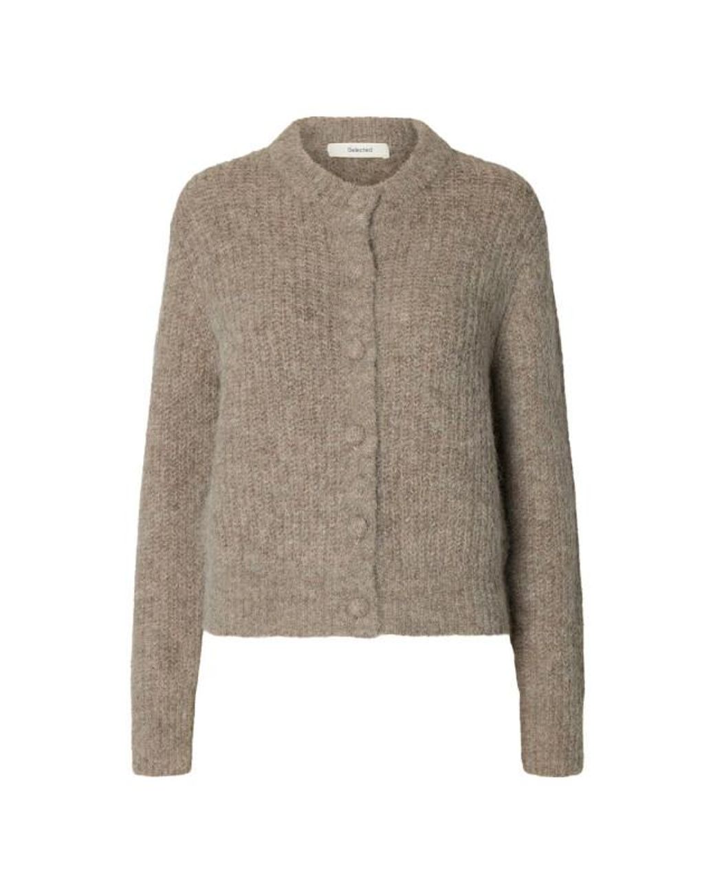SELECTED Pullover 16102169 in het Natural