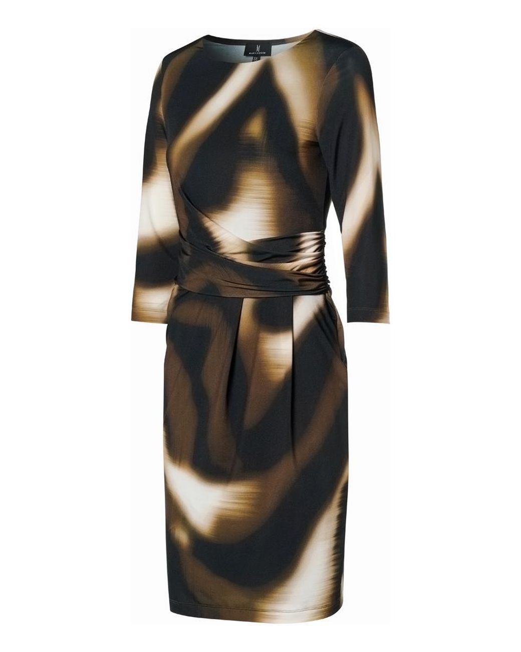 Mart Visser Eloise Print Jurk Olijf Multi in het Purple