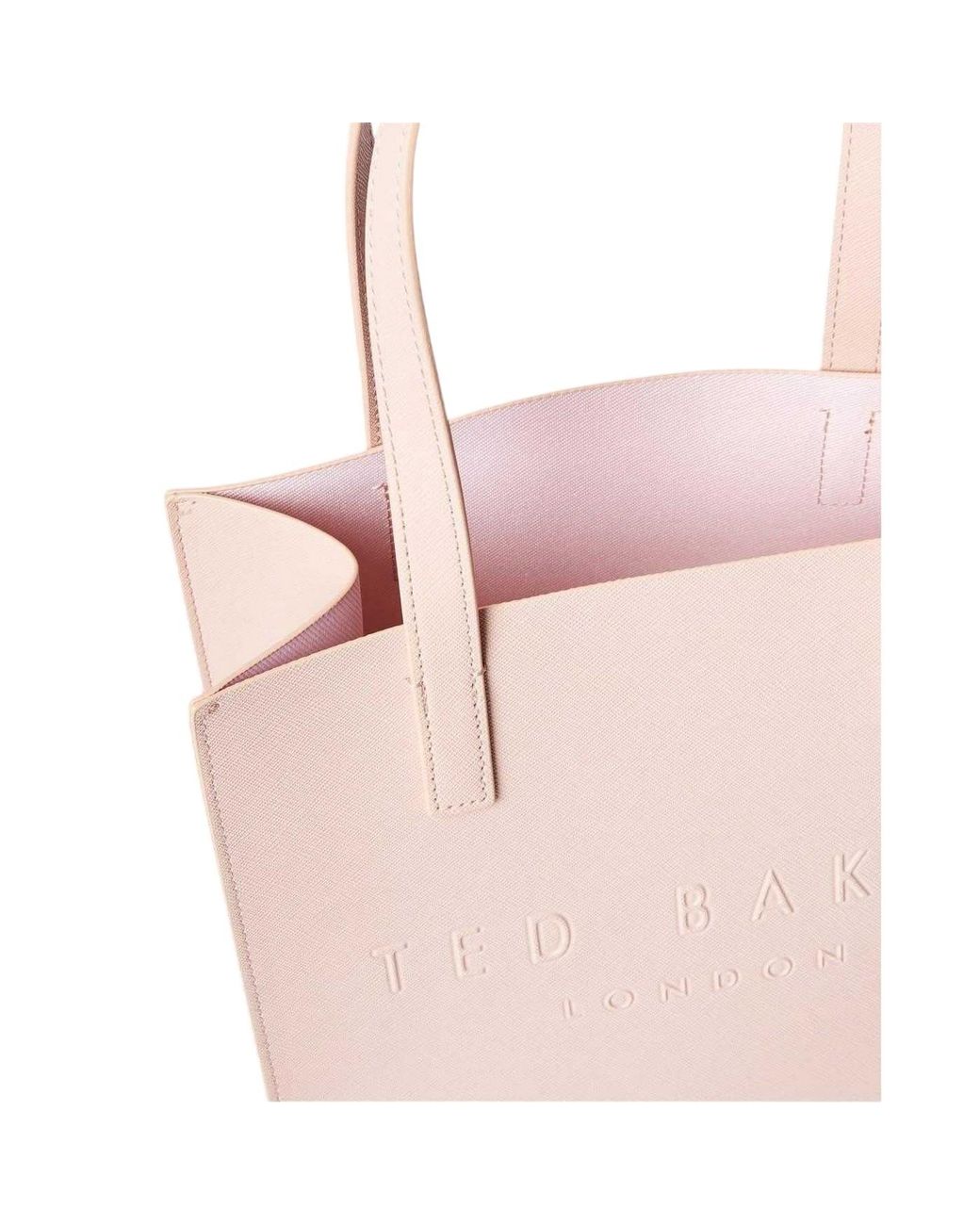 Ted Baker Pink "Soocon" Einkaufstasche, Logo, Kunststoff