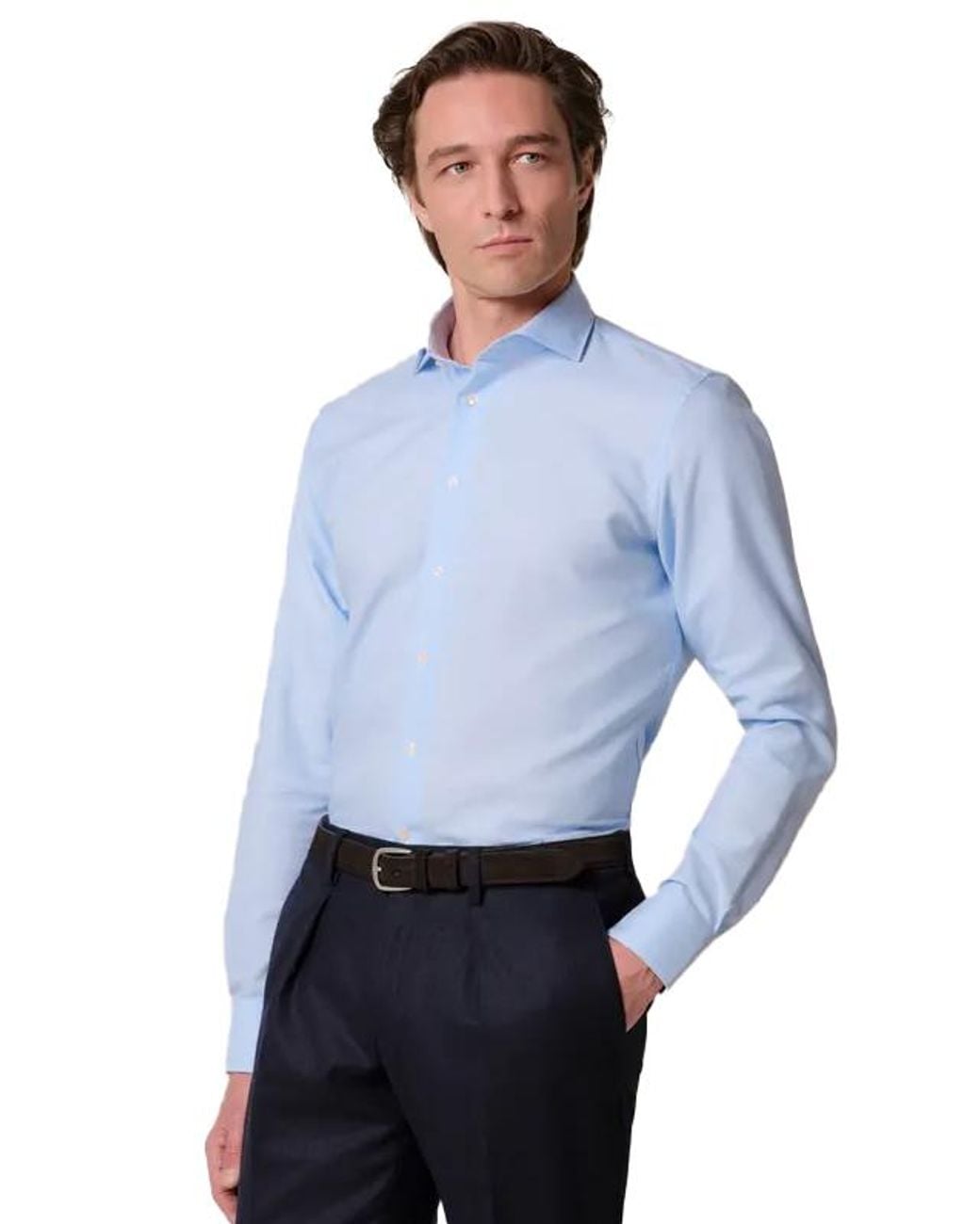 Profuomo Overhemd in het Blue voor heren