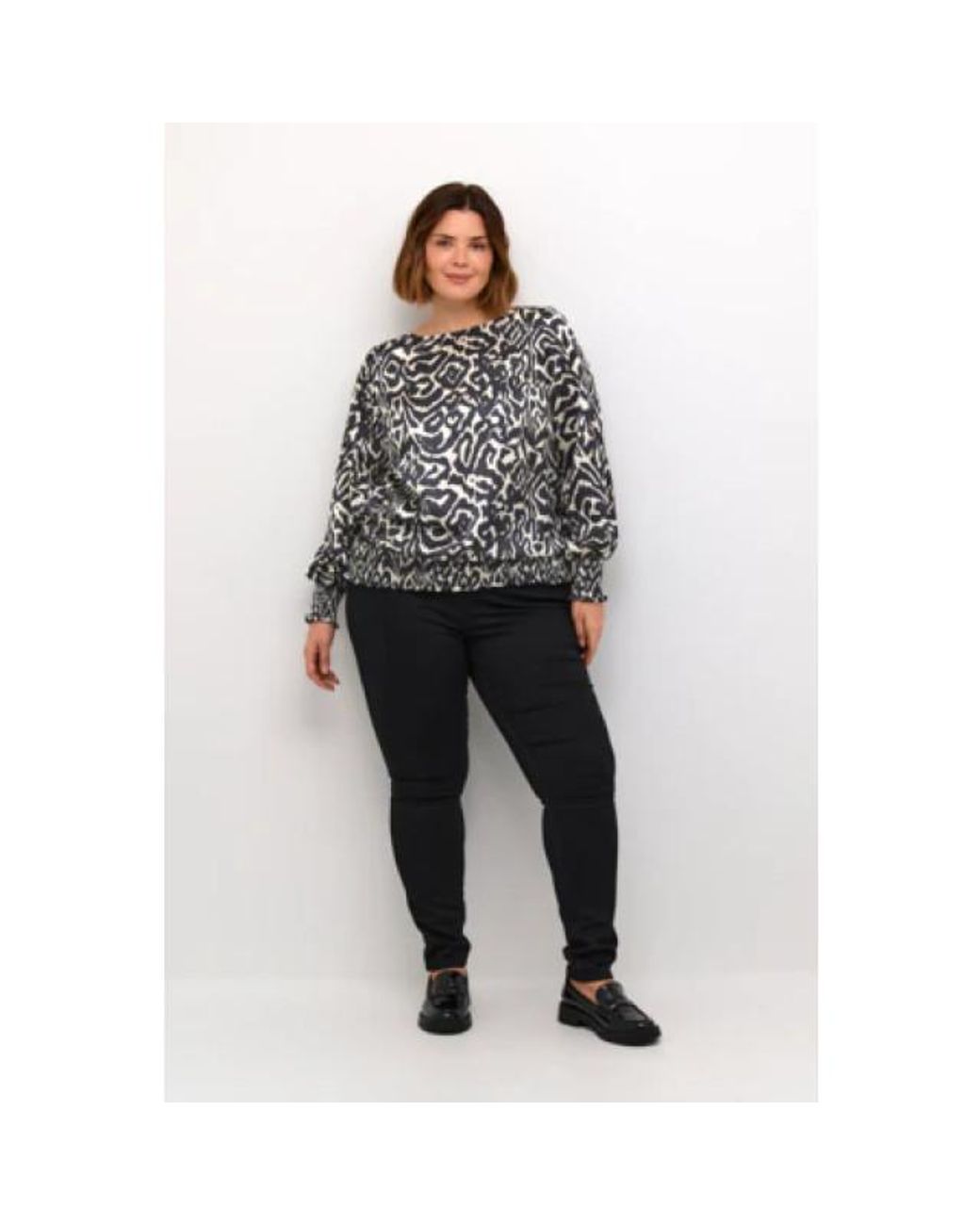 Kaffe Kcmathilda Blouse in het Black