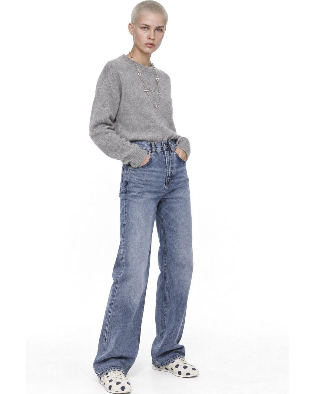 Squalo Blue Cotton Pants