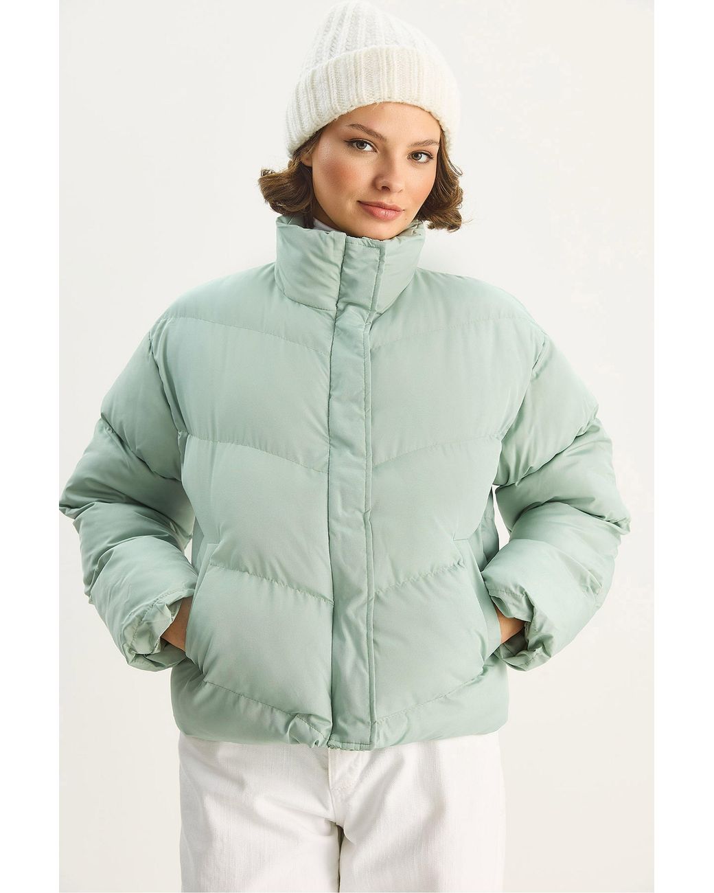Bianco Lucci Pufferjacke in het Green