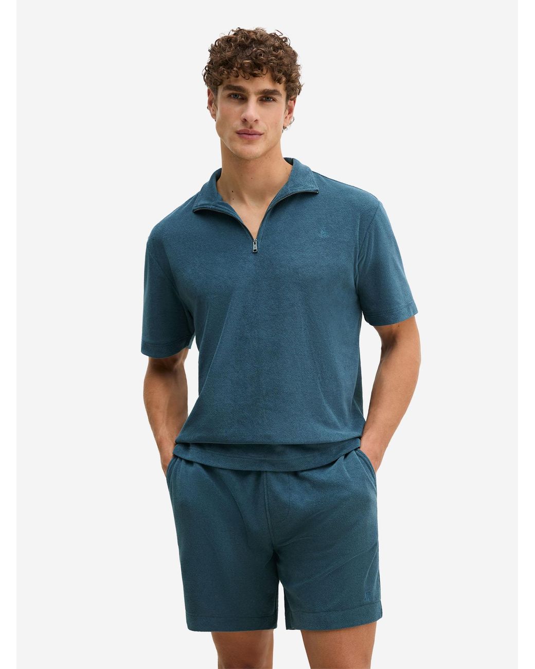 Marc O' Polo Marc O'Polo Mannen T-Shirt Mix N Match in het Blue voor heren