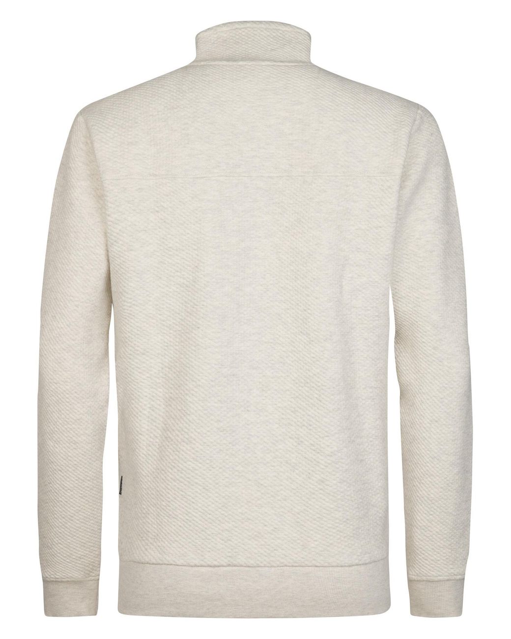 Petrol Industries Sweater Met Rits Bij De Kraag Steelcrest in het Natural voor heren