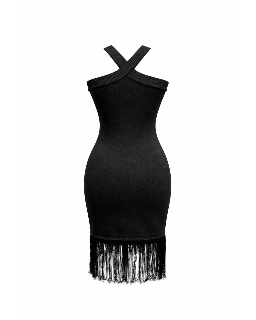 MixRay Black Cotton Maxi Dress