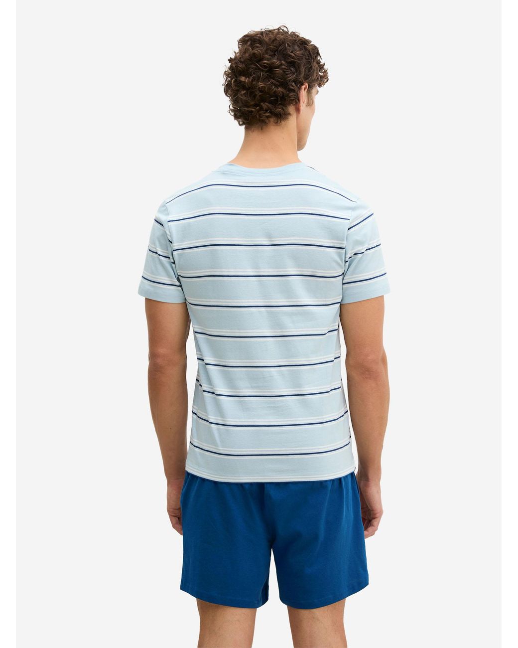 Marc O' Polo Marc O'Polo Mannen Pyjama Mix N Match in het Blue voor heren