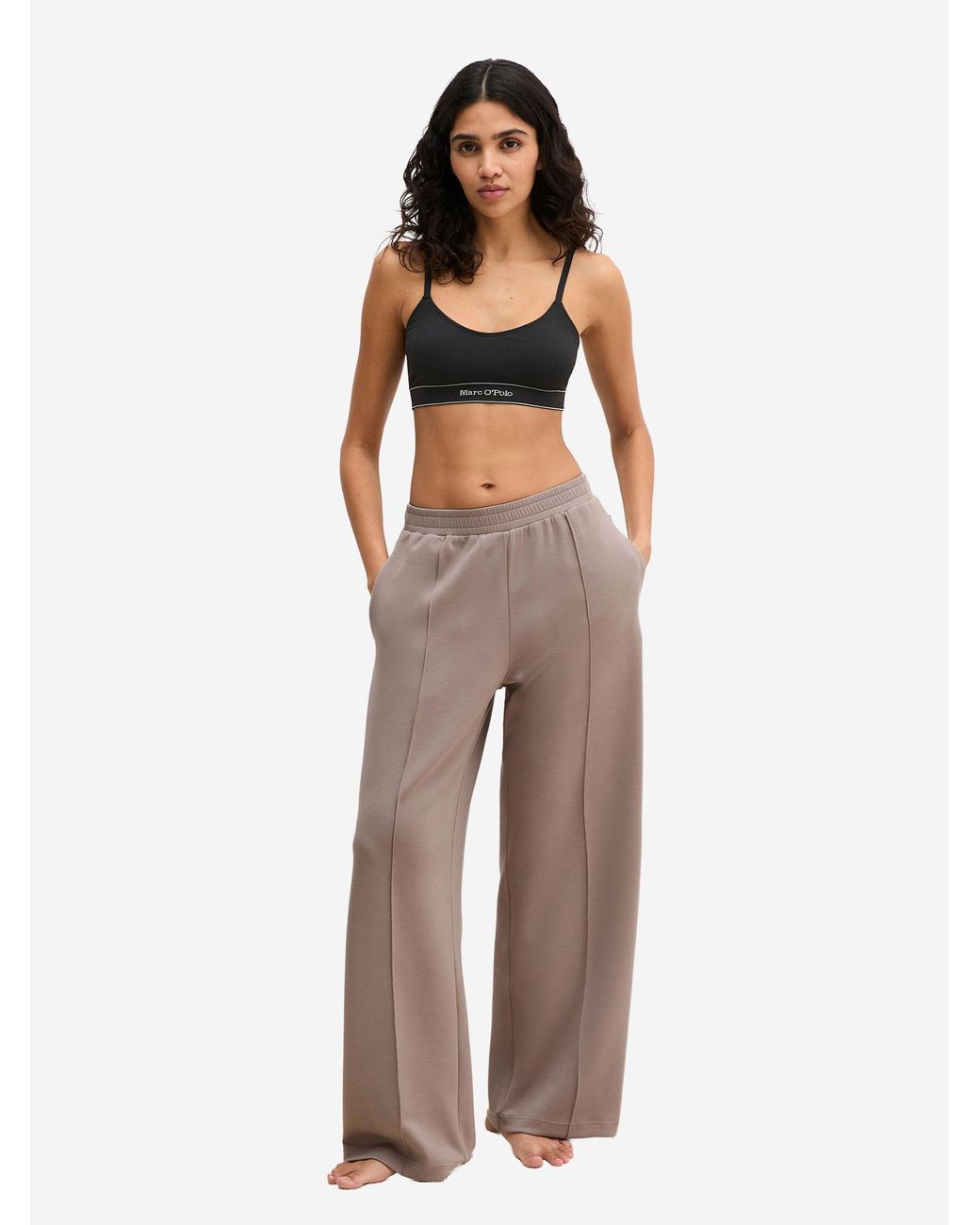 Marc O' Polo Marc O'Polo Vrouwen Pyjama Broek Modal Allure in het Brown