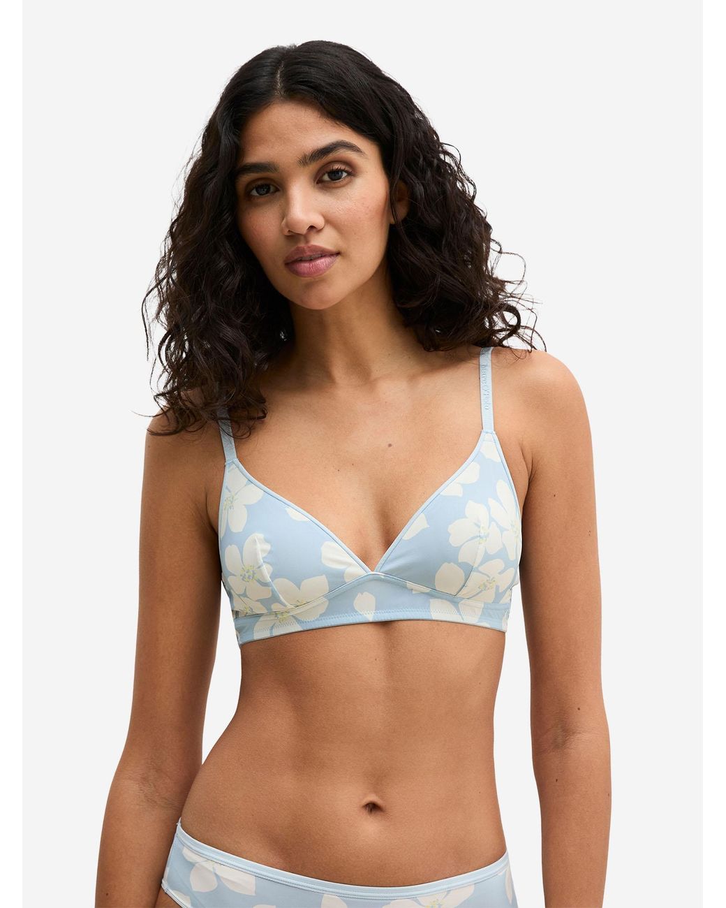 Marc O' Polo Marc O'Polo Vrouwen Bralette Poetic Bloom in het Blue