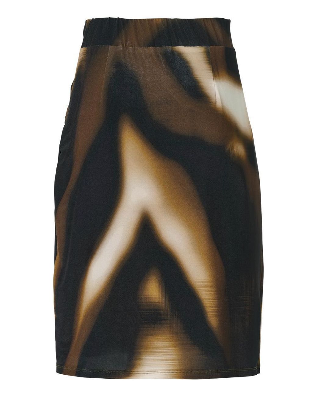 Mart Visser Avery Print Rok Olijfgroen Multi in het Natural
