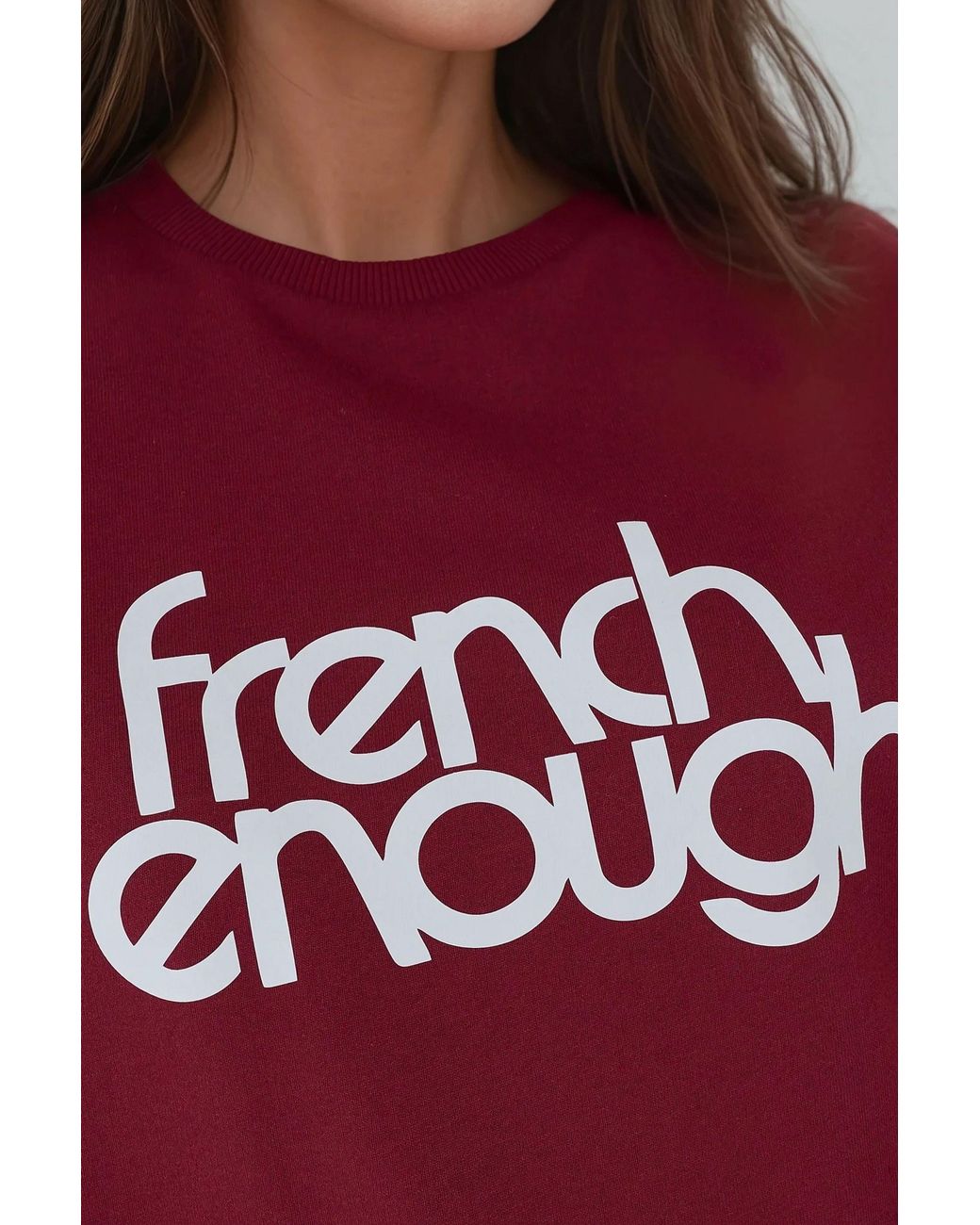 Hiccup Red Printed Crew Neck Long Sleeve Raised Sweatshirt