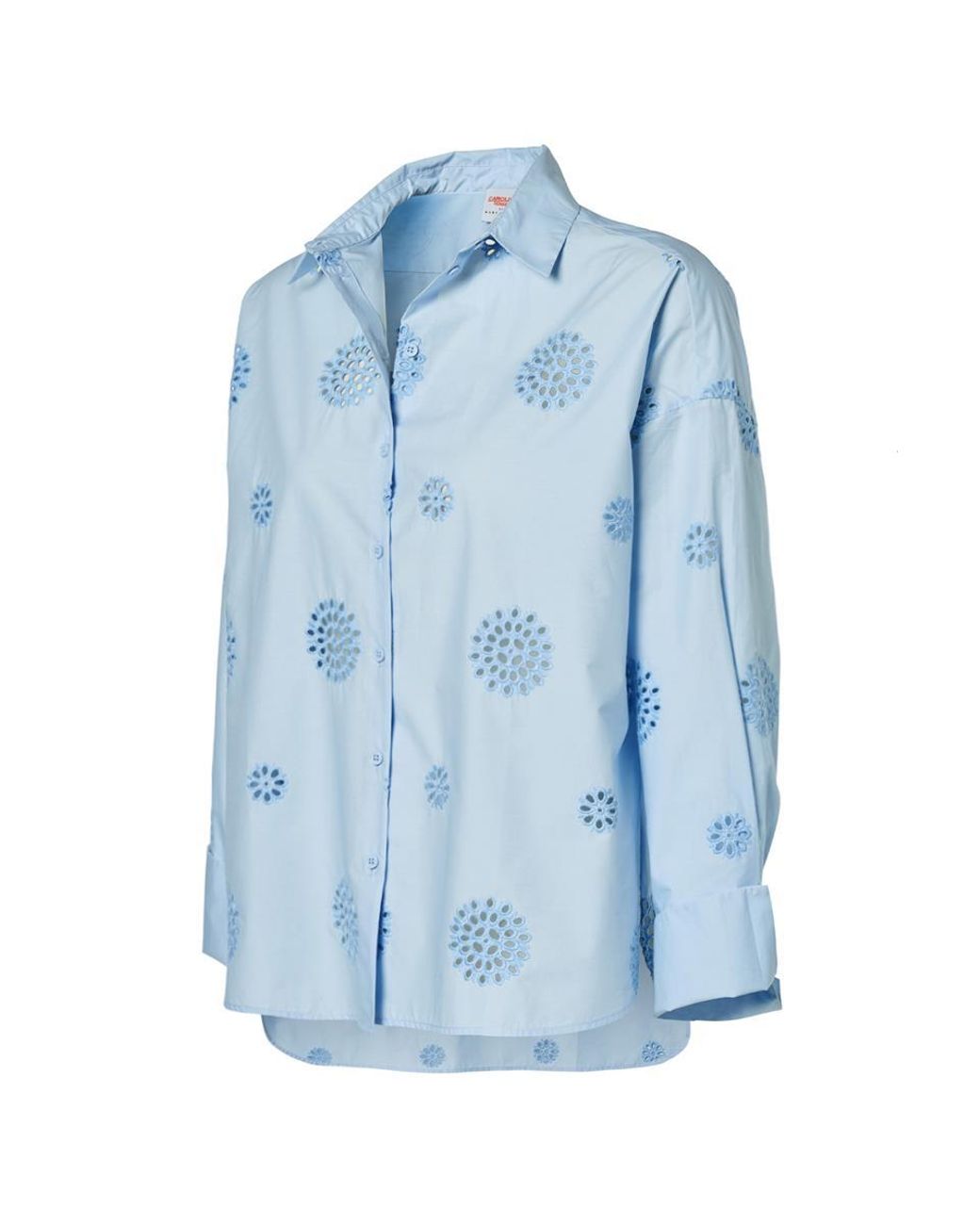 Mart Visser Caroline Tensen Notthingham Blouse Licht Blauw in het Blue
