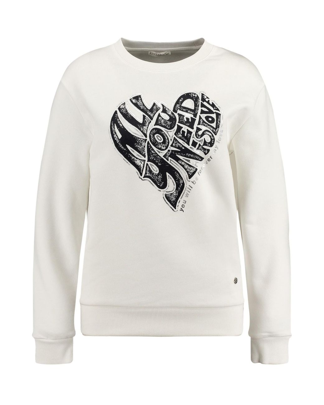 Key Largo Sweatshirt in het White