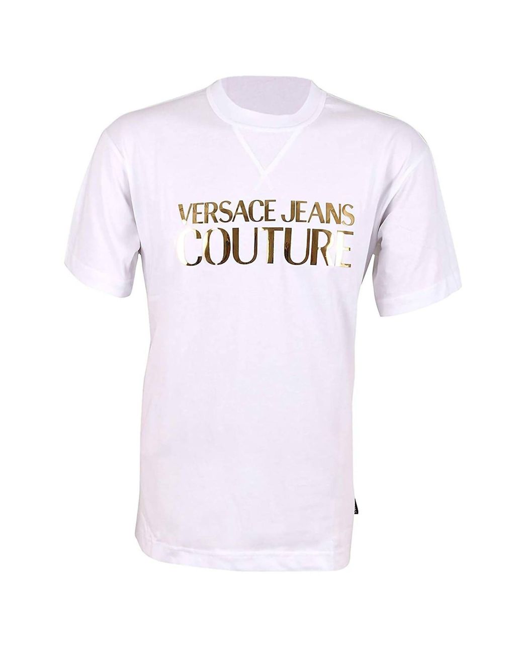 Versace Couture Men Metal Logo T shirt in White for Men Lyst