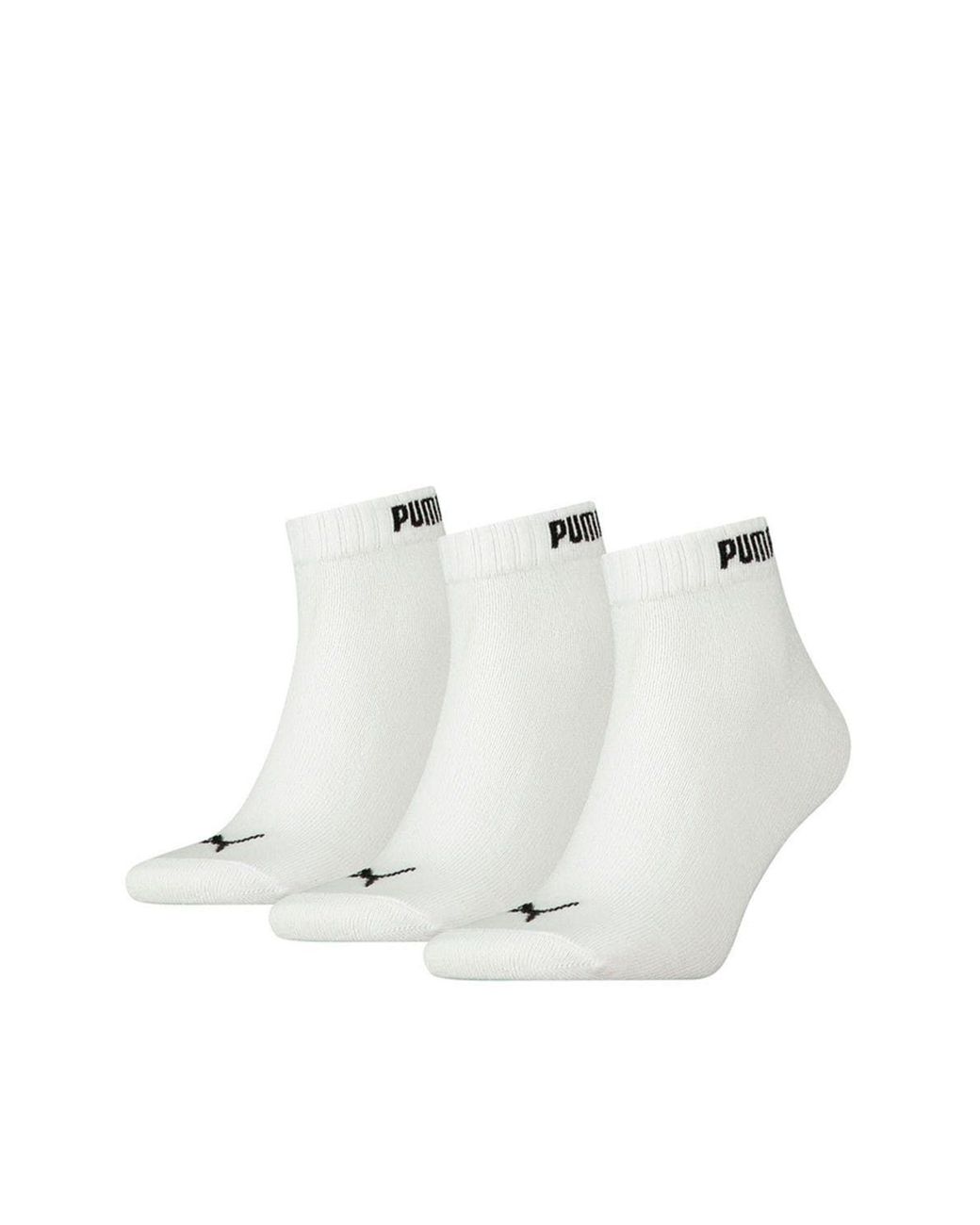 PUMA Adult Quarter Socks White | Lyst