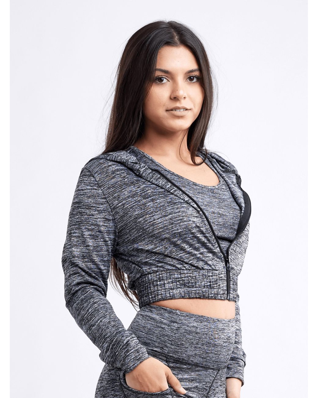 Cropped athletic deals jacket
