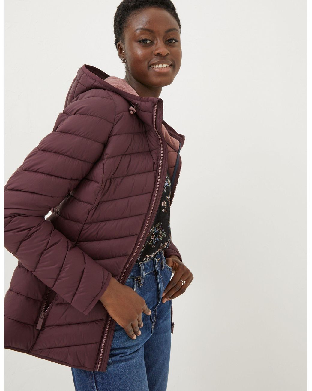 Quiz padded jacket sale