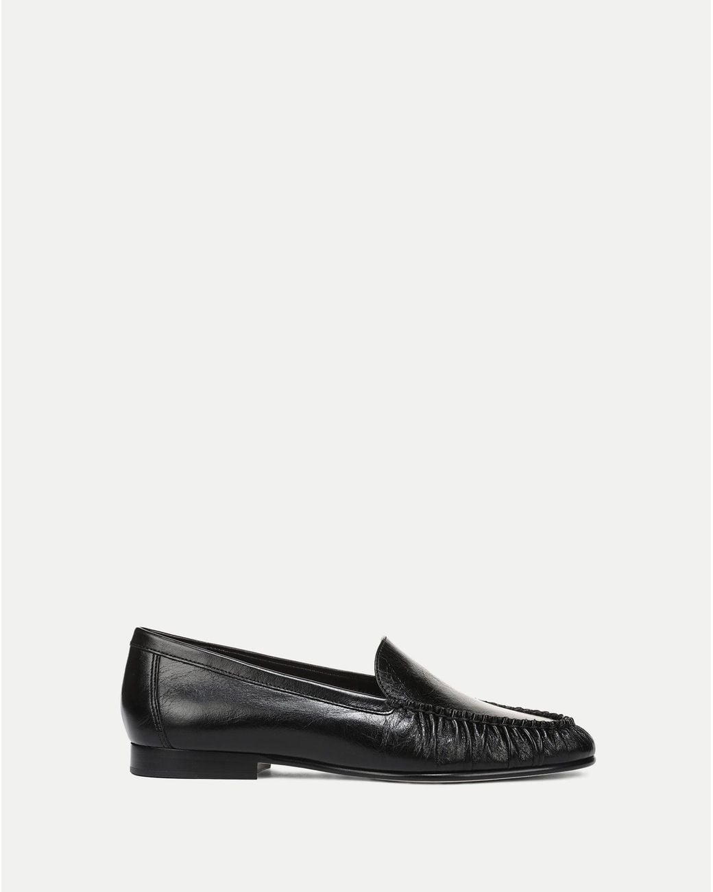 Veronica Beard White Prilla Leather Loafer