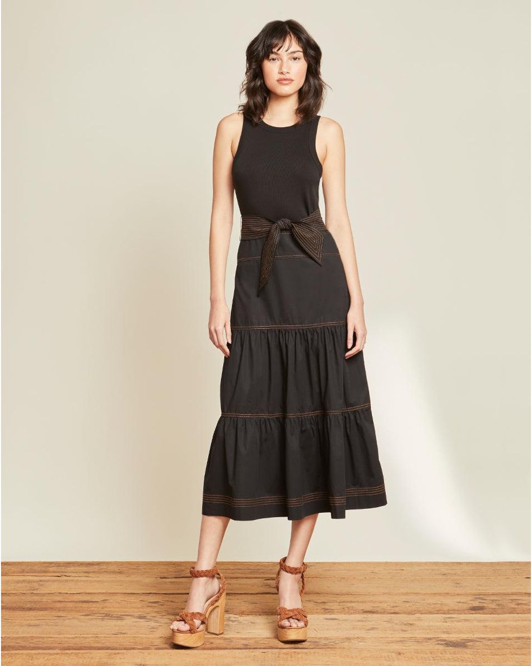 Veronica Beard Austyn Tiered Dress in 