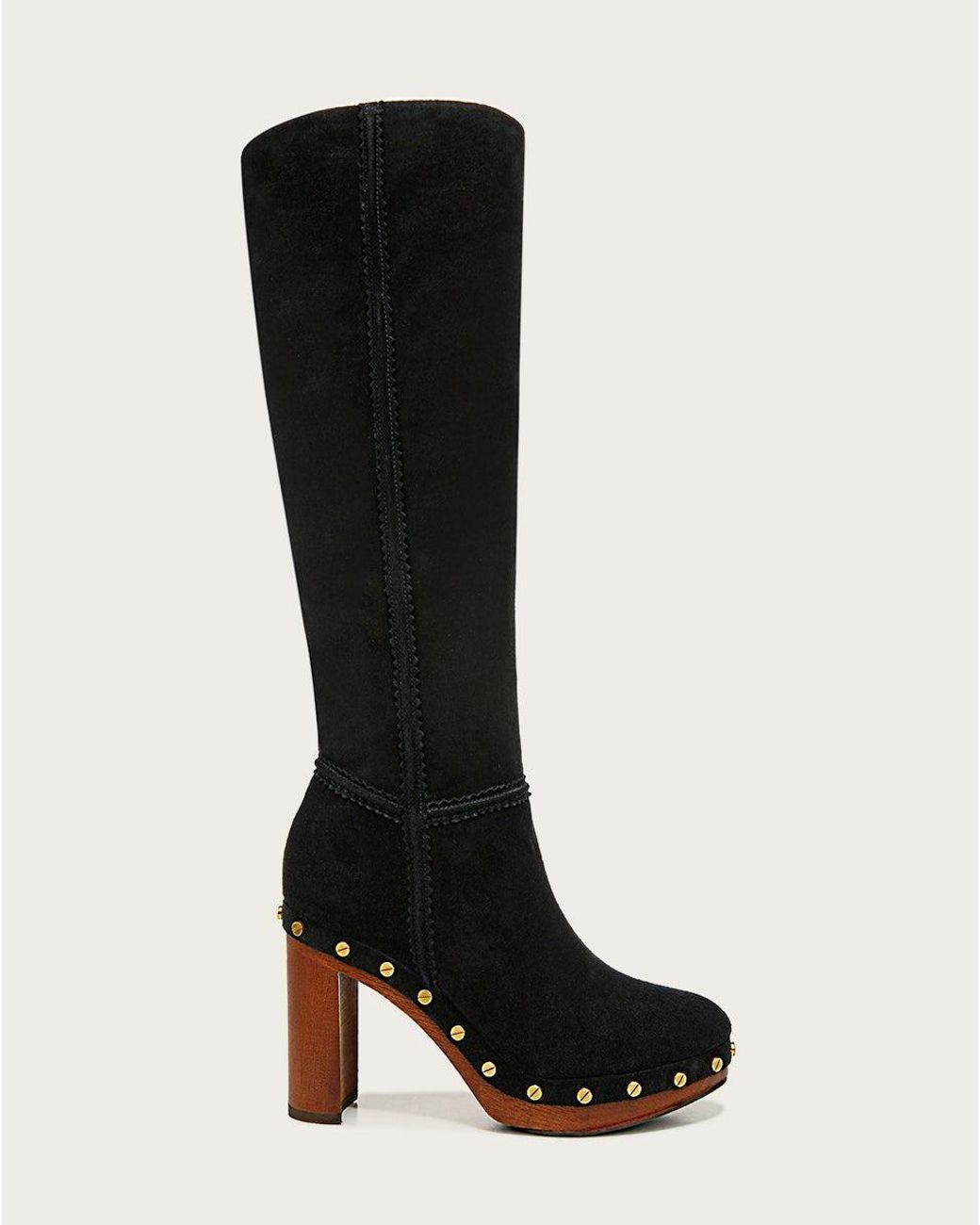 Veronica Beard Glendale Clog Boot in Black | Lyst